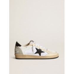 Men's Ball Star in canvas and white leather with ivory inserts