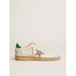 Ball Star LTD with sand mesh star and green leather heel tab