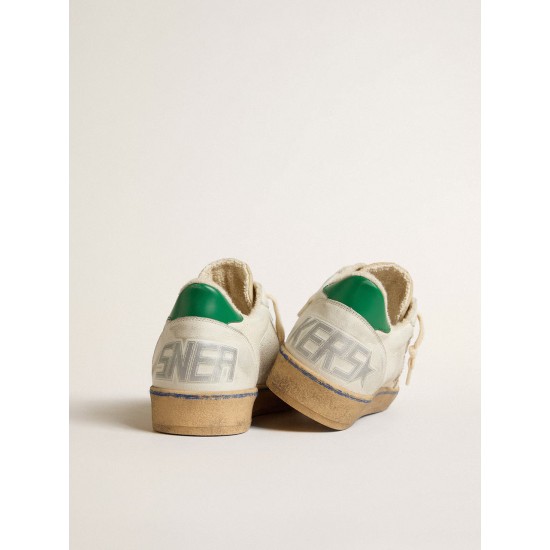 Ball Star LTD with sand mesh star and green leather heel tab