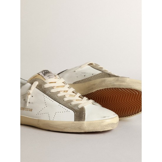 Men's Super-Star with perforated star and blue heel tab