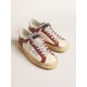 Super-Star in nappa leather with burgundy inserts and silver star