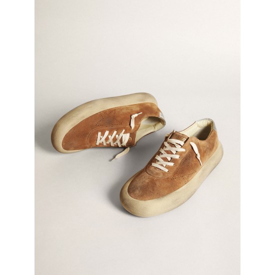Men's Space-Star in tobacco-colored suede