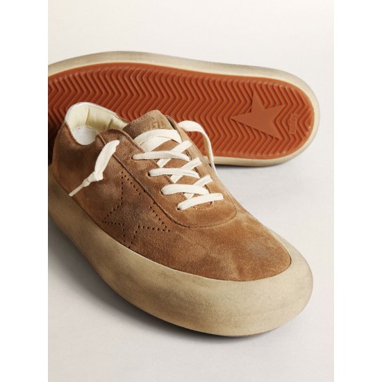 Men's Space-Star in tobacco-colored suede