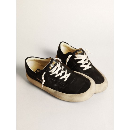 Men’s Space-Star in nylon with black leather star and heel tab