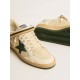 Ball Star in nylon and nappa with green suede star and heel tab