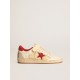 Men’s Ball Star LAB in nappa and PVC with red suede star and heel tab
