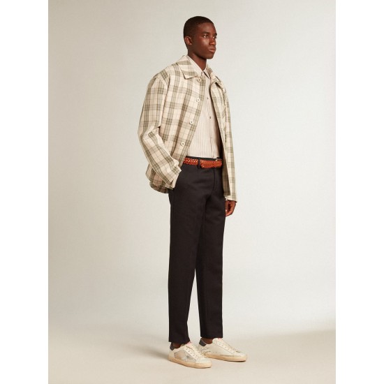 Men's Super-Star LTD in mesh and leather with silver star and blue heel tab