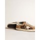 Super-Star LTD in brown leather and tobacco suede with white star