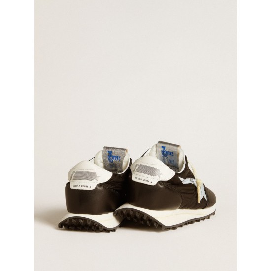 Men’s Marathon with black nylon upper and white star