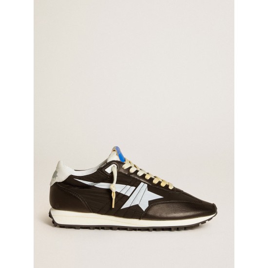 Men’s Marathon with black nylon upper and white star