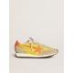 Men’s Marathon with yellow nylon upper and orange star