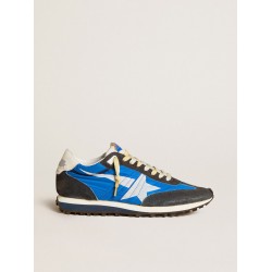 Men’s Marathon with blue nylon upper and white star
