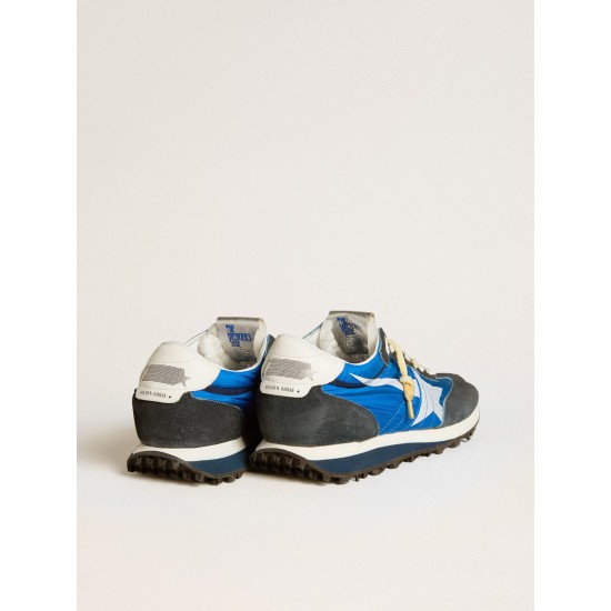 Men’s Marathon with blue nylon upper and white star