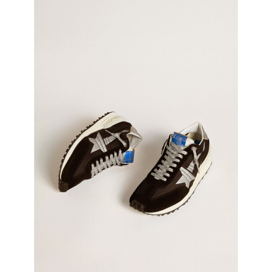 Men’s Marathon with black ripstop nylon upper and silver star