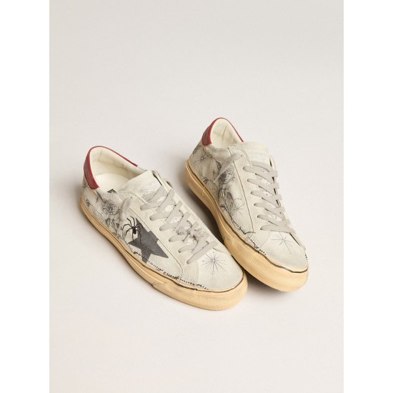 HAUS of Dreamers exclusive men’s Super-Star in ice gray crust leather