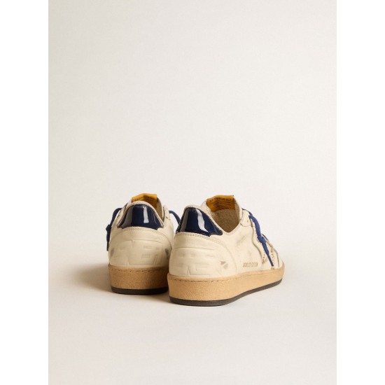 Ball Star LTD with embroidered star and blue patent leather heel tab