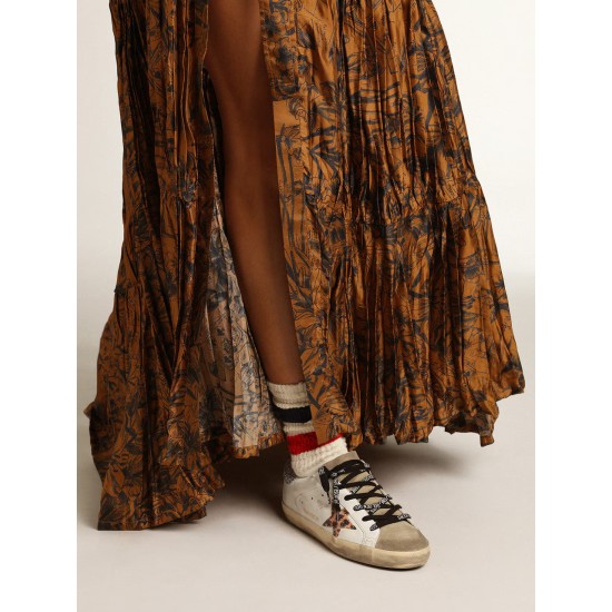 Women's Super-Star LTD with leopard print and Swarovski crystal star