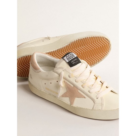 Women’s Super-Star LTD in nappa with suede star and heel tab