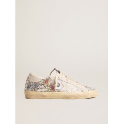 Super-Star LTD in Swarovski crystals with suede star and heel tab