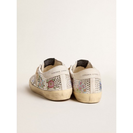 Super-Star LTD in Swarovski crystals with suede star and heel tab