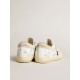 Women’s Super-Star LTD CNY in white leather with lettering on the upper