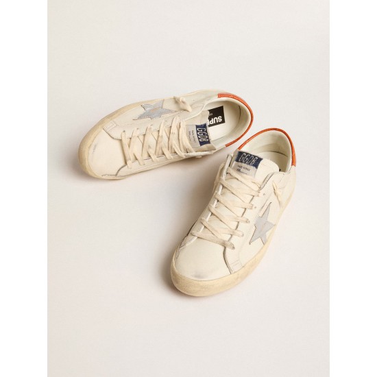 Super-Star LTD with silver leather star and croc-print leather heel tab