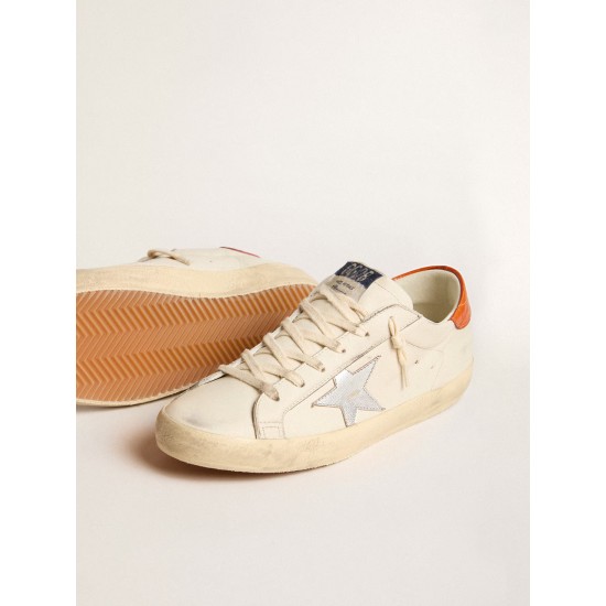 Super-Star LTD with silver leather star and croc-print leather heel tab