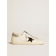 Women’s Super-Star with suede star and in pony skin heel tab