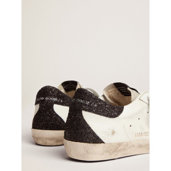 Super-Star LTD with gold star and black glitter heel tab