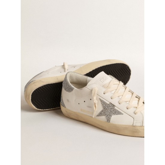 Women’s Super-Star with silver Swarovski crystal star and heel tab