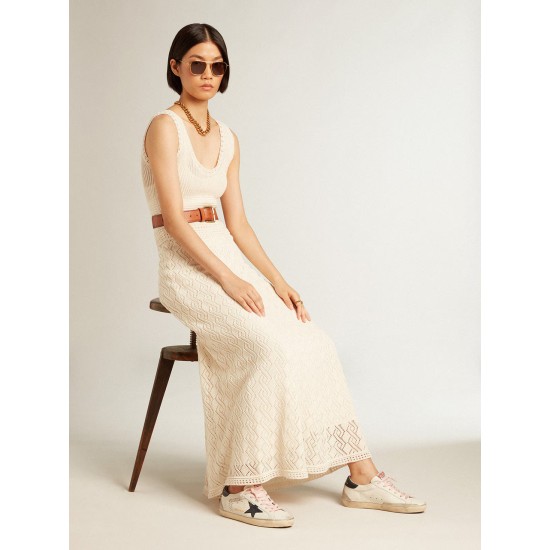 Women's Super-Star LTD with blue leather star and decorative studs