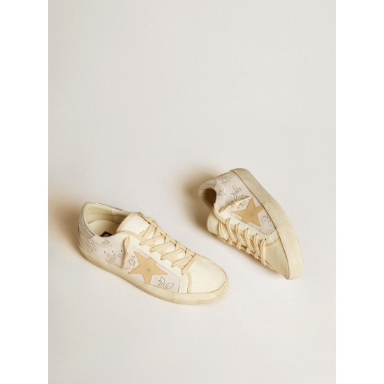 Super-Star LTD with Swarovski crystals and smoke gray leather star