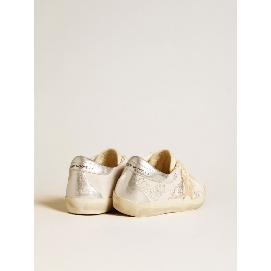 Super-Star LTD with Swarovski crystals and smoke gray leather star