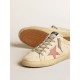 Women's Super-Star Sabots in nappa with pink leather star