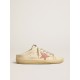 Women's Super-Star Sabots in nappa with pink leather star