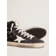 Women's Francy with black leather upper and white star