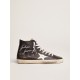 Women's Francy with black leather upper and white star