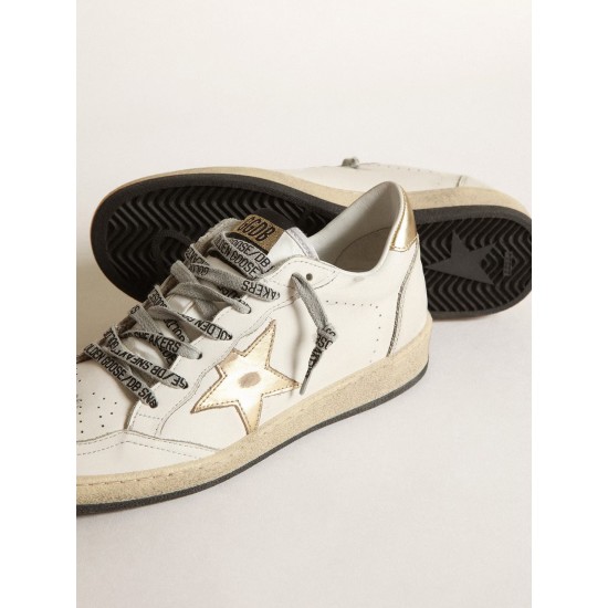 Women's Ball Star with gold star and heel tab