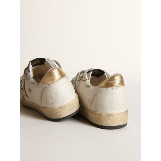 Women's Ball Star with gold star and heel tab