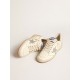 Ball Star in nappa leather with gray suede star and beige heel tab