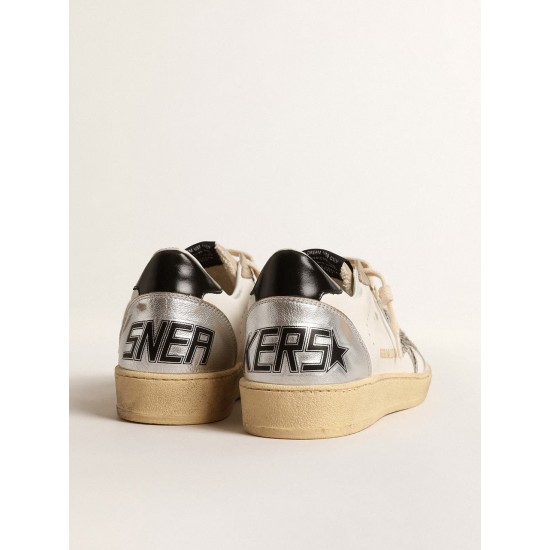 Ball Star LTD with zebra-print star and metallic leather insert