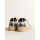 Ball Star LTD with zebra-print star and metallic leather insert