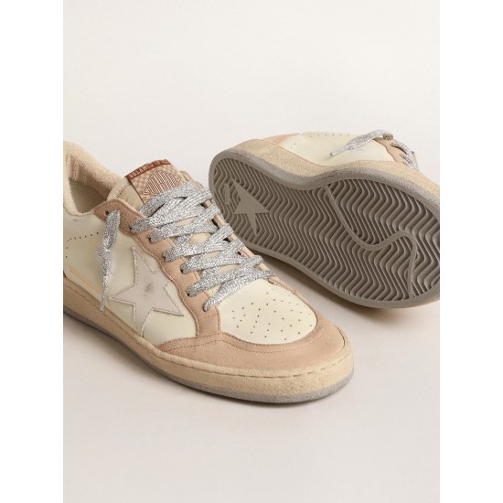 Women's Ball Star LTD with white star and burgundy leather heel tab