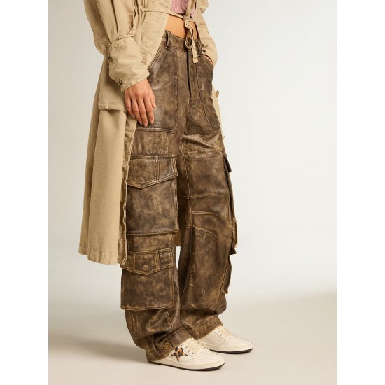 Women’s Ball Star with leopard-print star embellished with Swarovski crystal