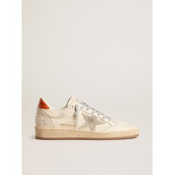 Ball Star LTD with ice-gray suede star and orange heel tab