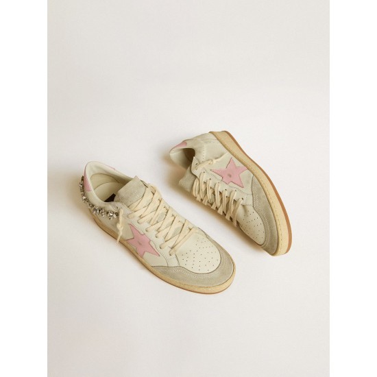 Women's Ball Star LTD with pink leather star and crystal decoration