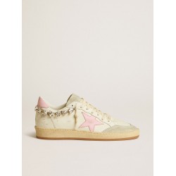 Women's Ball Star LTD with pink leather star and crystal decoration