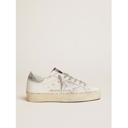 Women's Hi Star with star and metallic silver heel