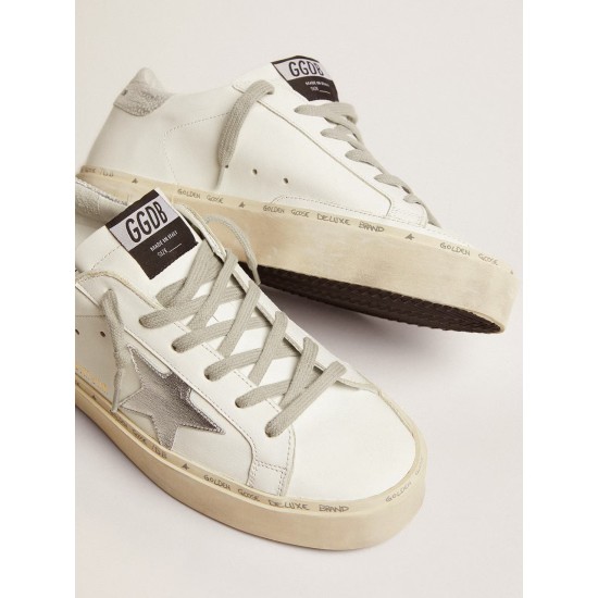 Women's Hi Star with star and metallic silver heel