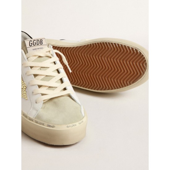 Hi Star with Swarovski crystal star and black heel tab